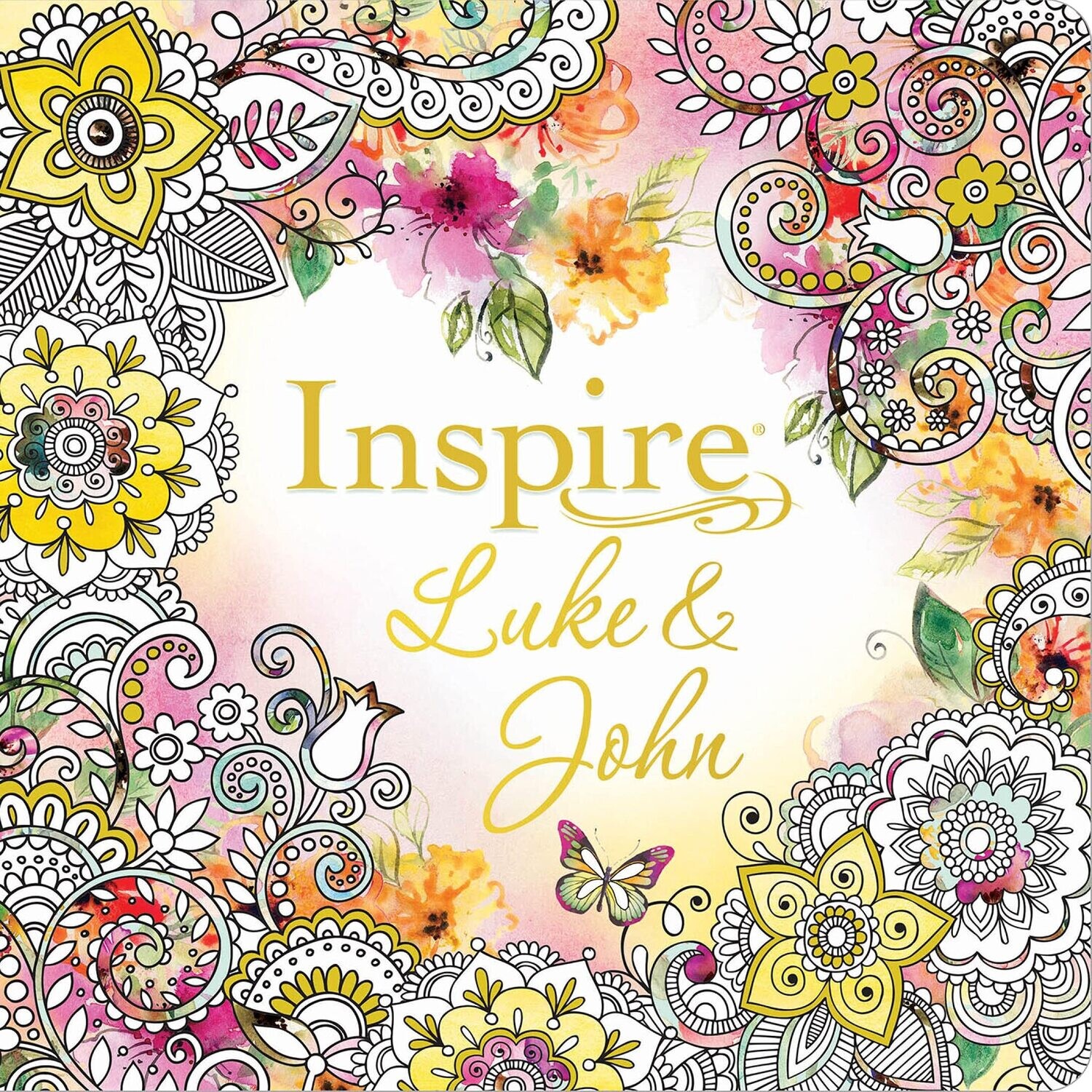 Inspire: Luke &amp; John (Softcover): Coloring &amp; Creative Journaling through Luke &amp; John