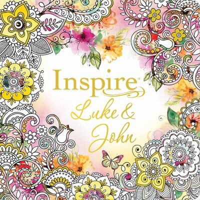 Inspire: Luke &amp; John (Softcover): Coloring &amp; Creative Journaling through Luke &amp; John