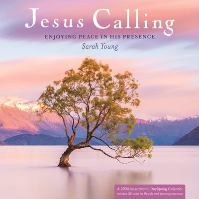 Jesus Calling: Enjoying Peace in His Presence - 2026 Inspirational Wall Calendar