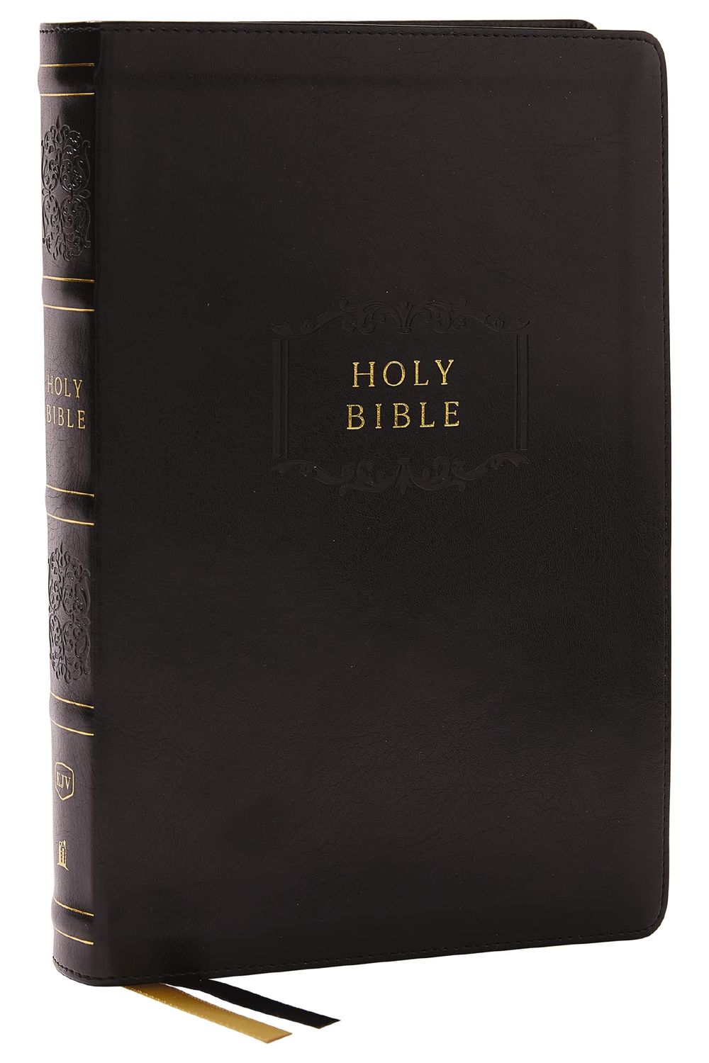 KJV Center-Column Cross Reference Bible, Black Leathersoft, Red Letter, Comfort Print (Thumb Indexed)