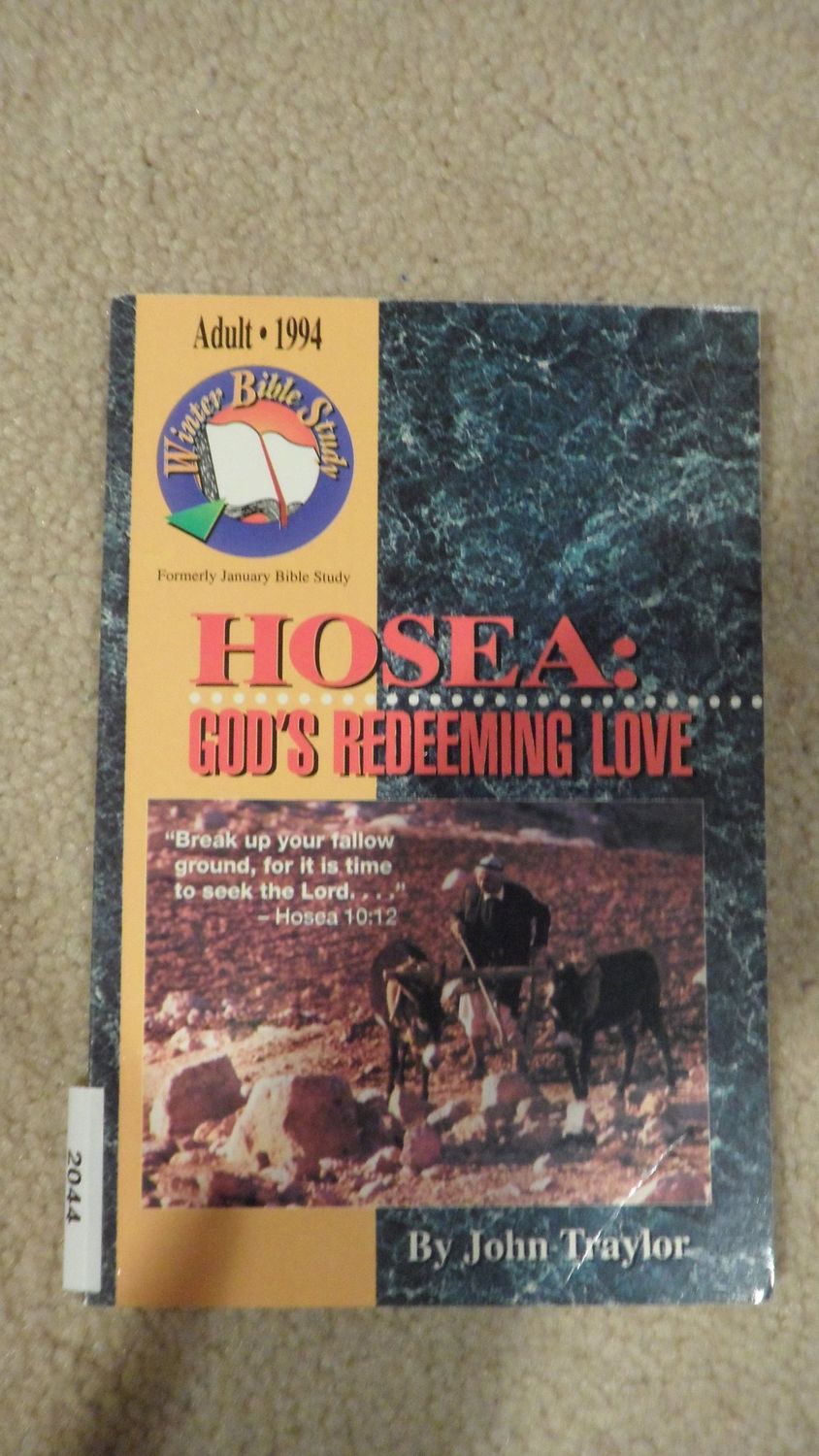 Hosea: God's Redeeming Love..
