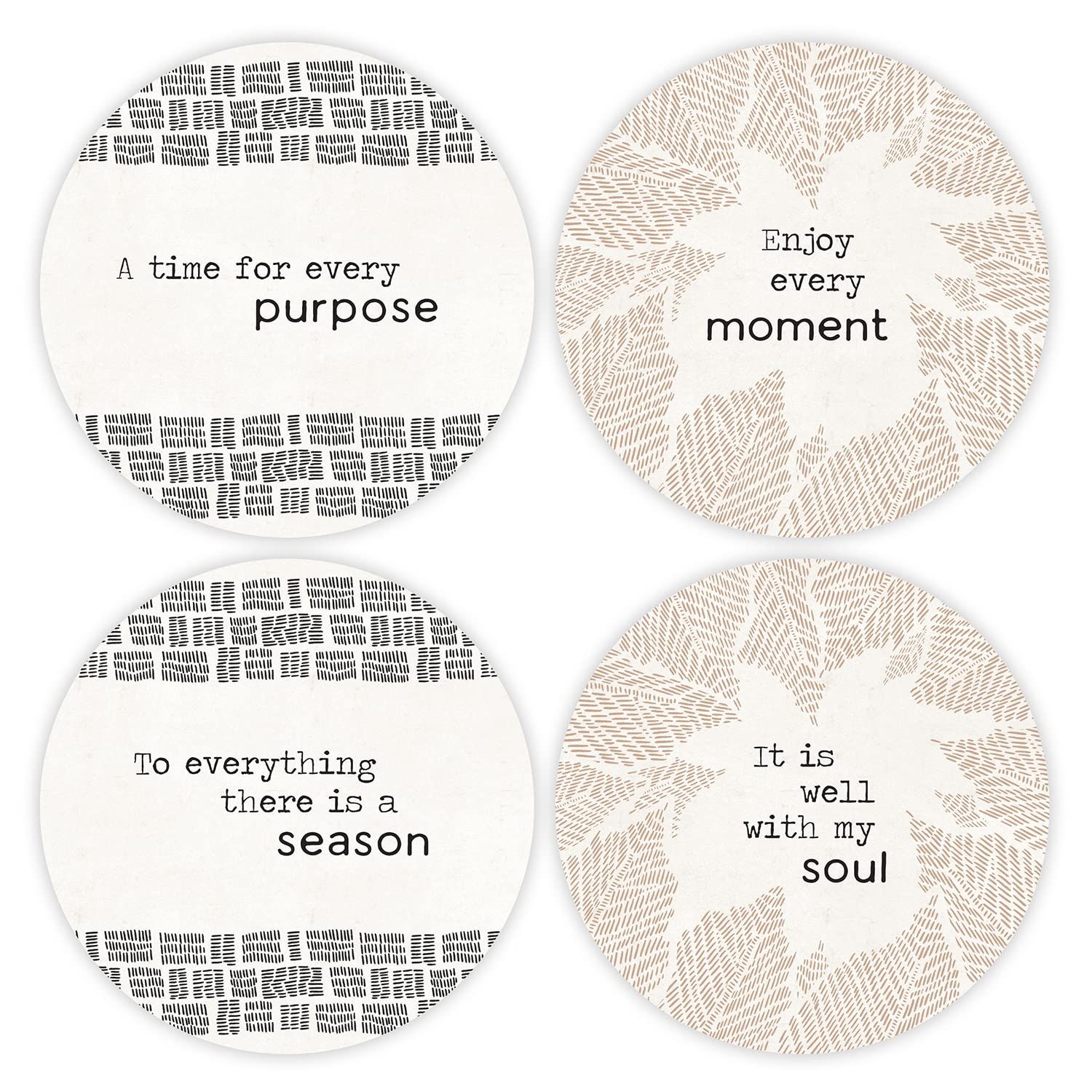 Coaster Set-A Season (Set Of 4) (Pkg-4)