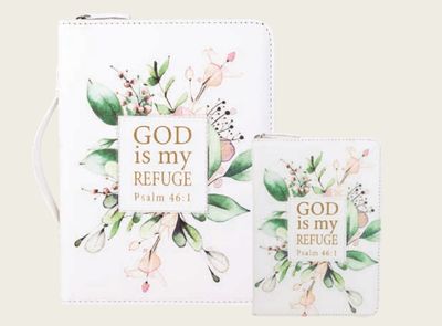 Bible Cover: God is My Refuge, X-Large