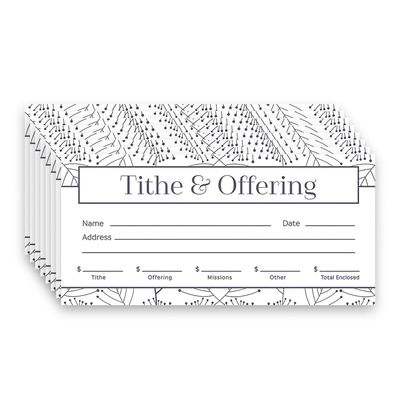Offering Envelope-Tithe &amp; Offering (Pack Of 100)