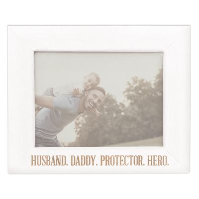 Framed Moments-Husband Daddy Hero (9.25" X 7.25")