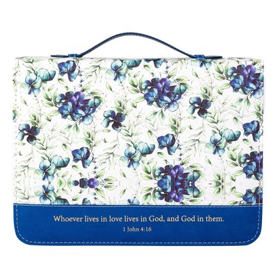 Bible Cover - Watercolor Flower Love, X-Large