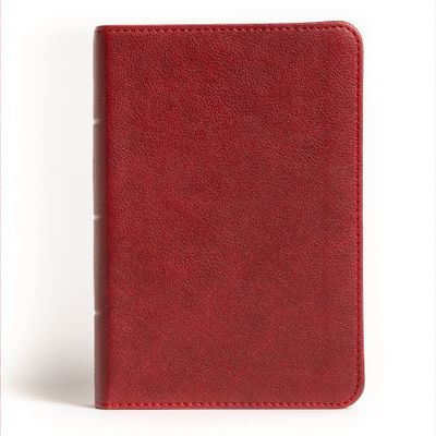 NASB Large Print Compact Reference Bible, Burgundy LeatherTouch