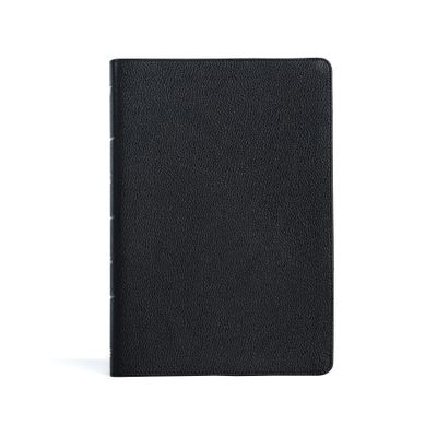 KJV Large Print Thinline Bible, Black Genuine Leather