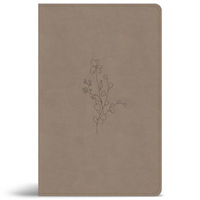 CSB Thinline Reference Bible, Digital Study Edition, Earth SuedeSoft LeatherTouch
