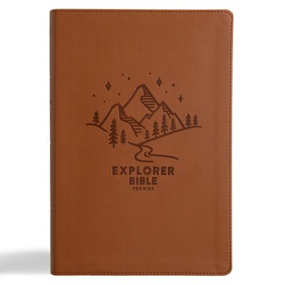KJV Explorer Bible for Kids, Brown LeatherTouch