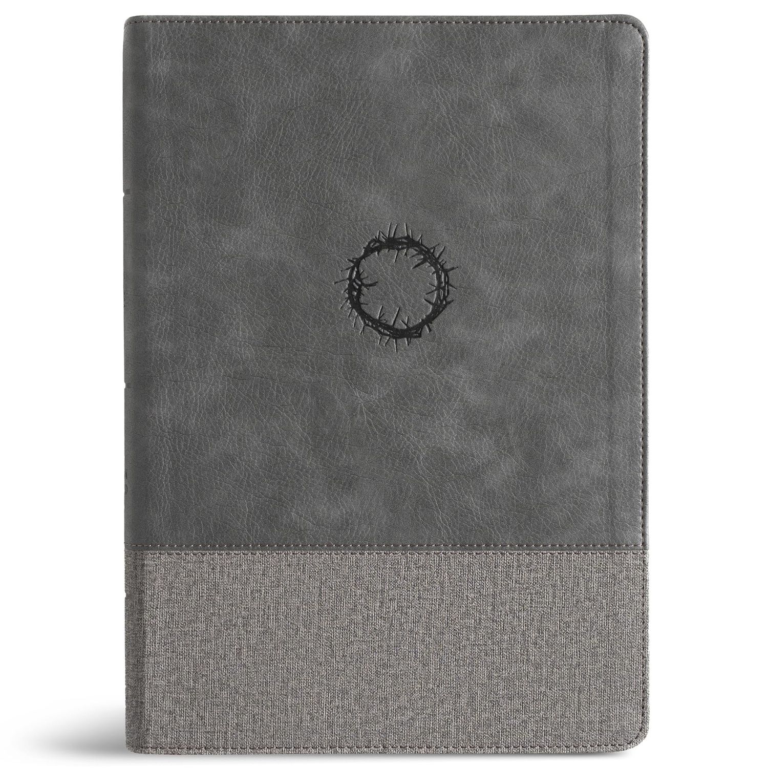 CSB Super Giant Print Reference Bible, Optimal Type, Digital Study Edition, Charcoal LeatherTouch, Indexed