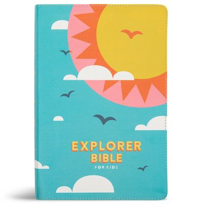 CSB Explorer Bible for Kids, Hello Sunshine LeatherTouch