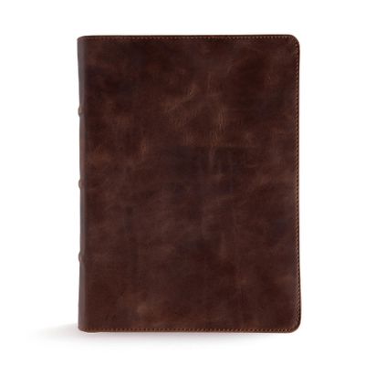 CSB Study Bible, Brown Genuine Leather