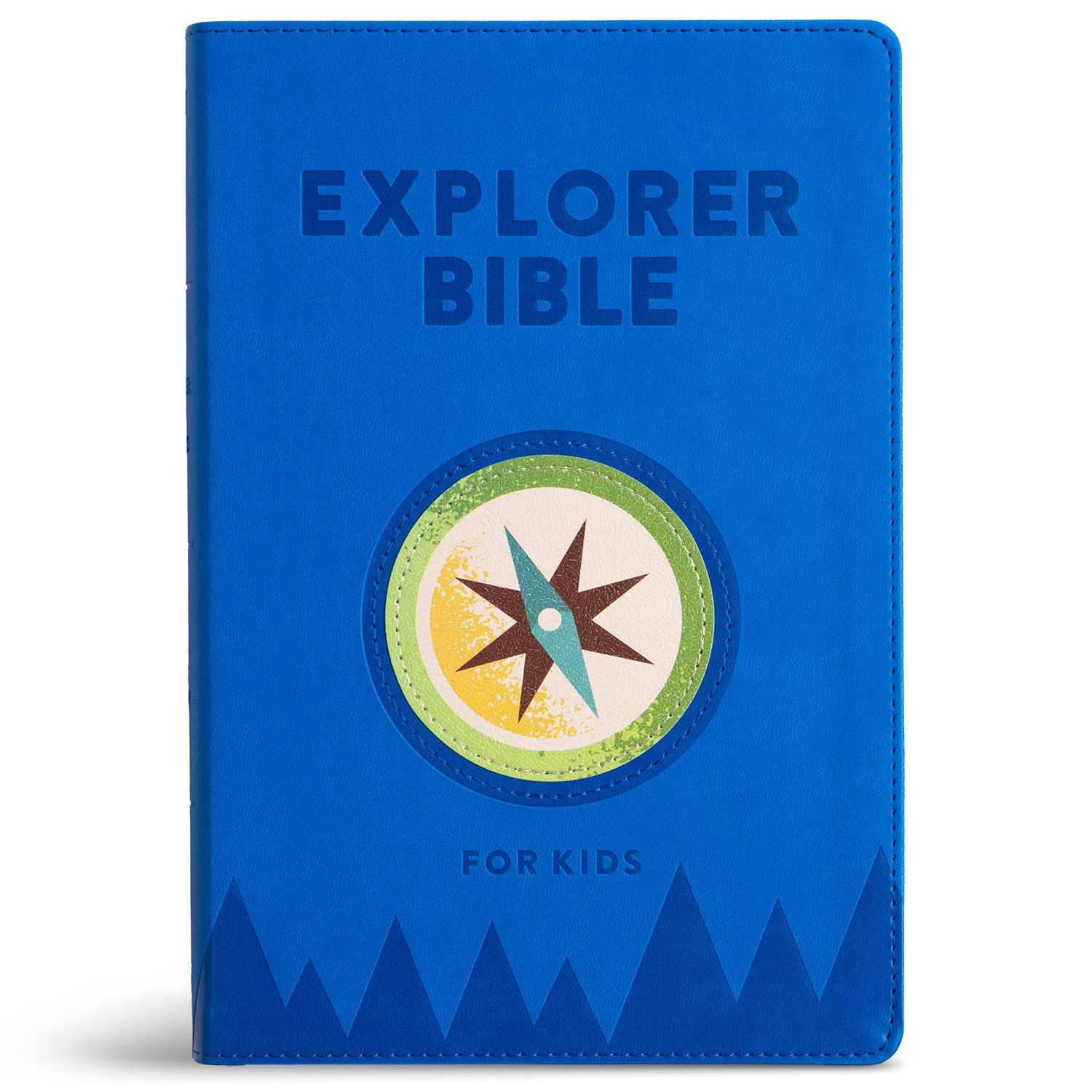 KJV Explorer Bible for Kids, Royal Blue LeatherTouch, Indexed