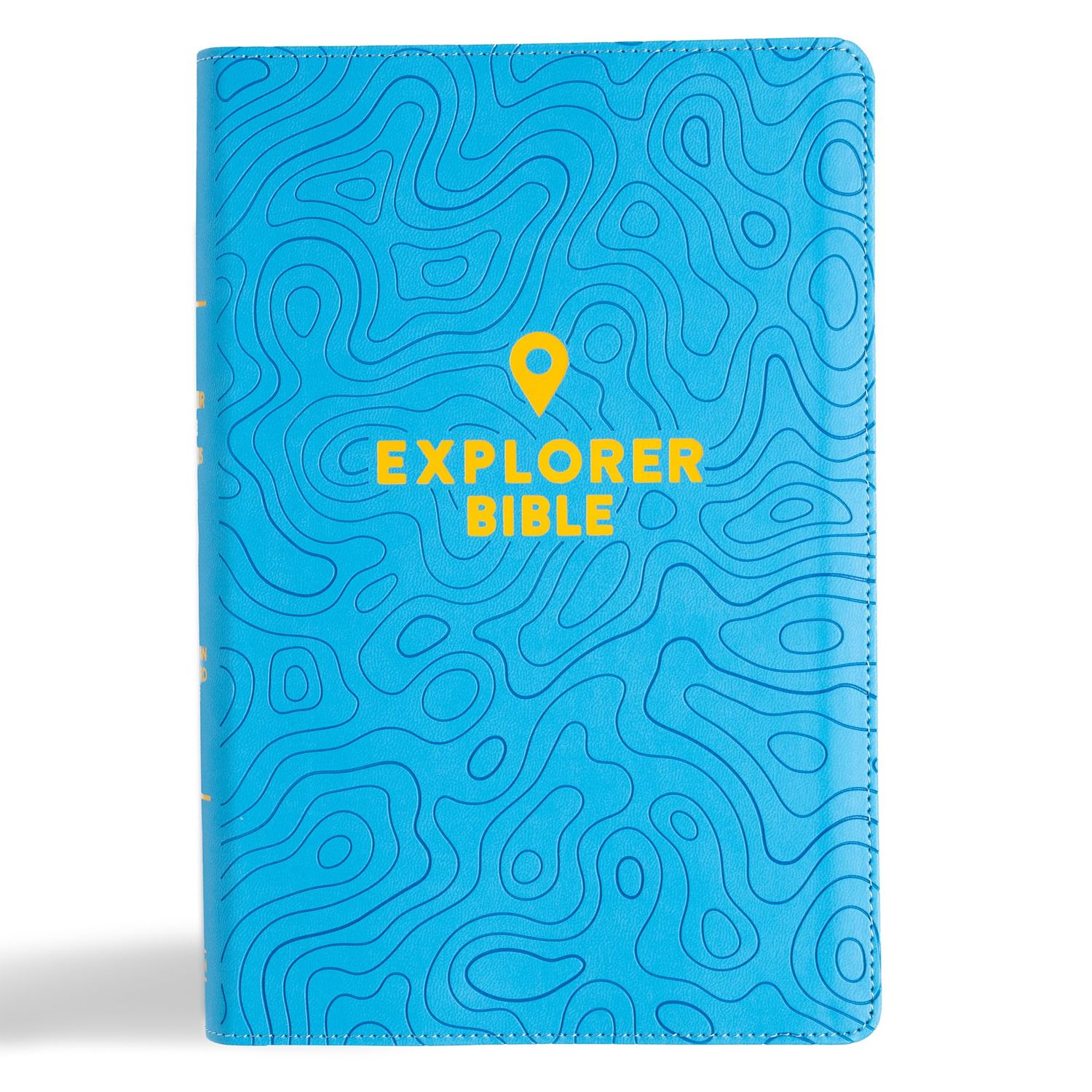 CSB Explorer Bible for Kids, Sky Blue LeatherTouch