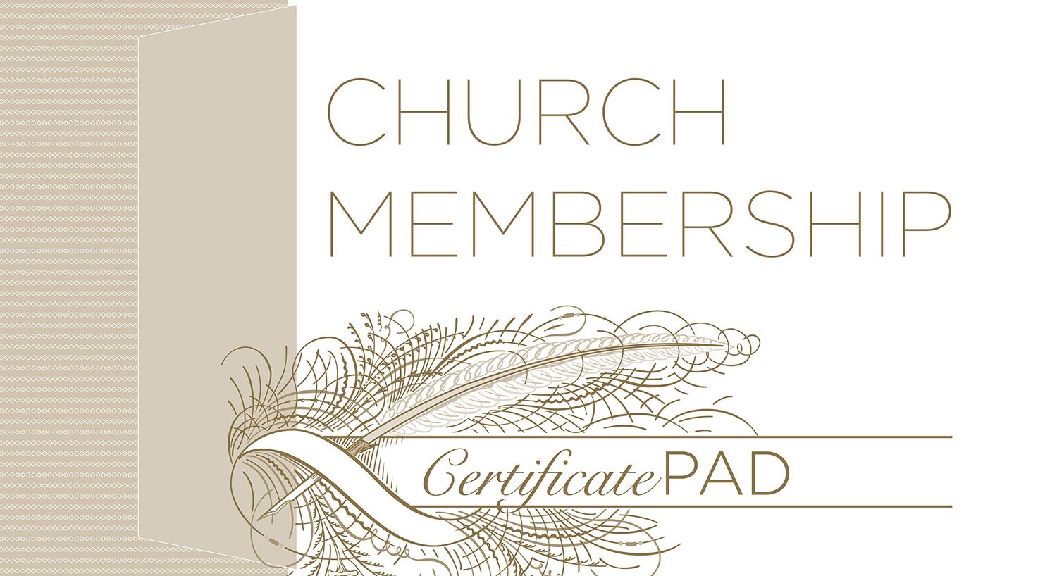 Church Membership Certificate Pad (26 Count): Romans 6:3-4 (Kjv)