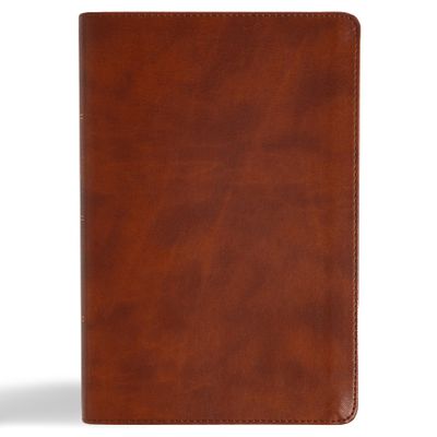 CSB Oswald Chambers Bible, Saddle LeatherTouch