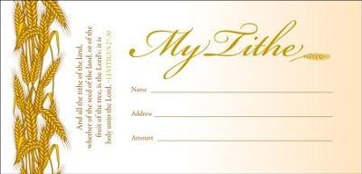 My Tithe Envelopes (Leviticus 27:30) , Box of 100