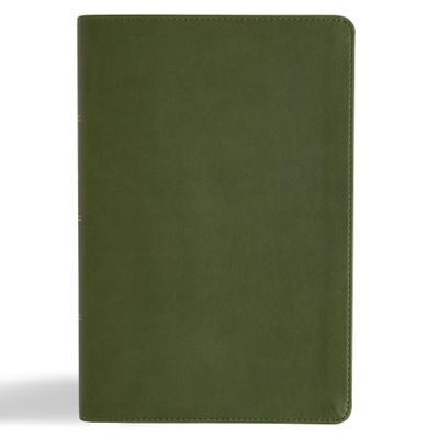 CSB Oswald Chambers Bible, Olive LeatherTouch