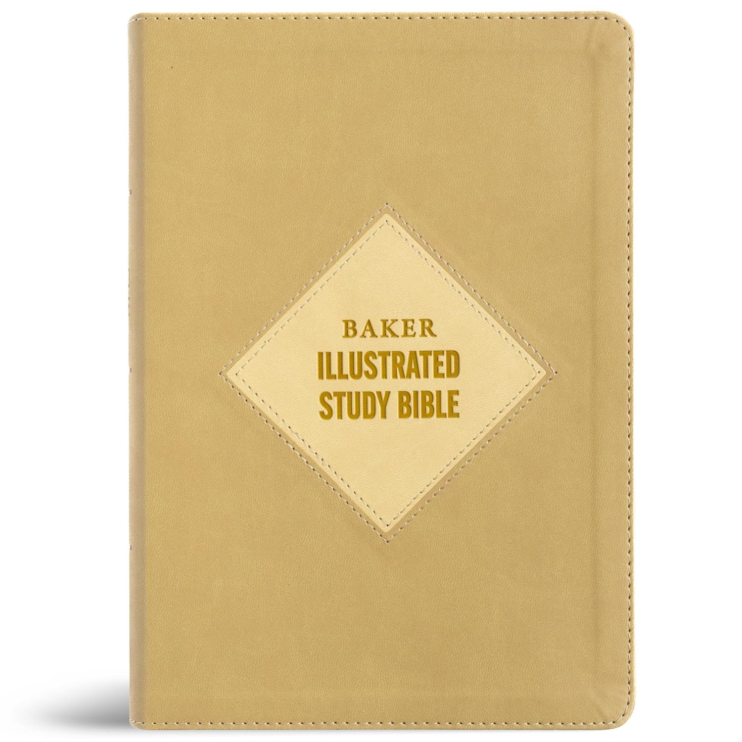 CSB Baker Illustrated Study Bible, Khaki LeatherTouch, Indexed