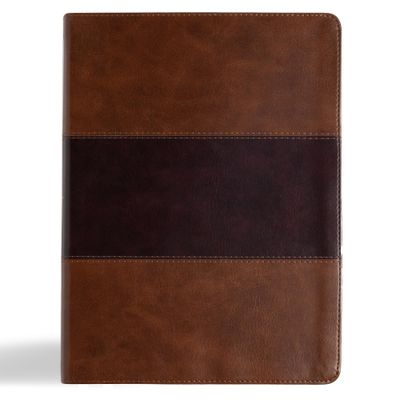 KJV Study Bible, Large Print Edition, Saddle Brown LeatherTouch