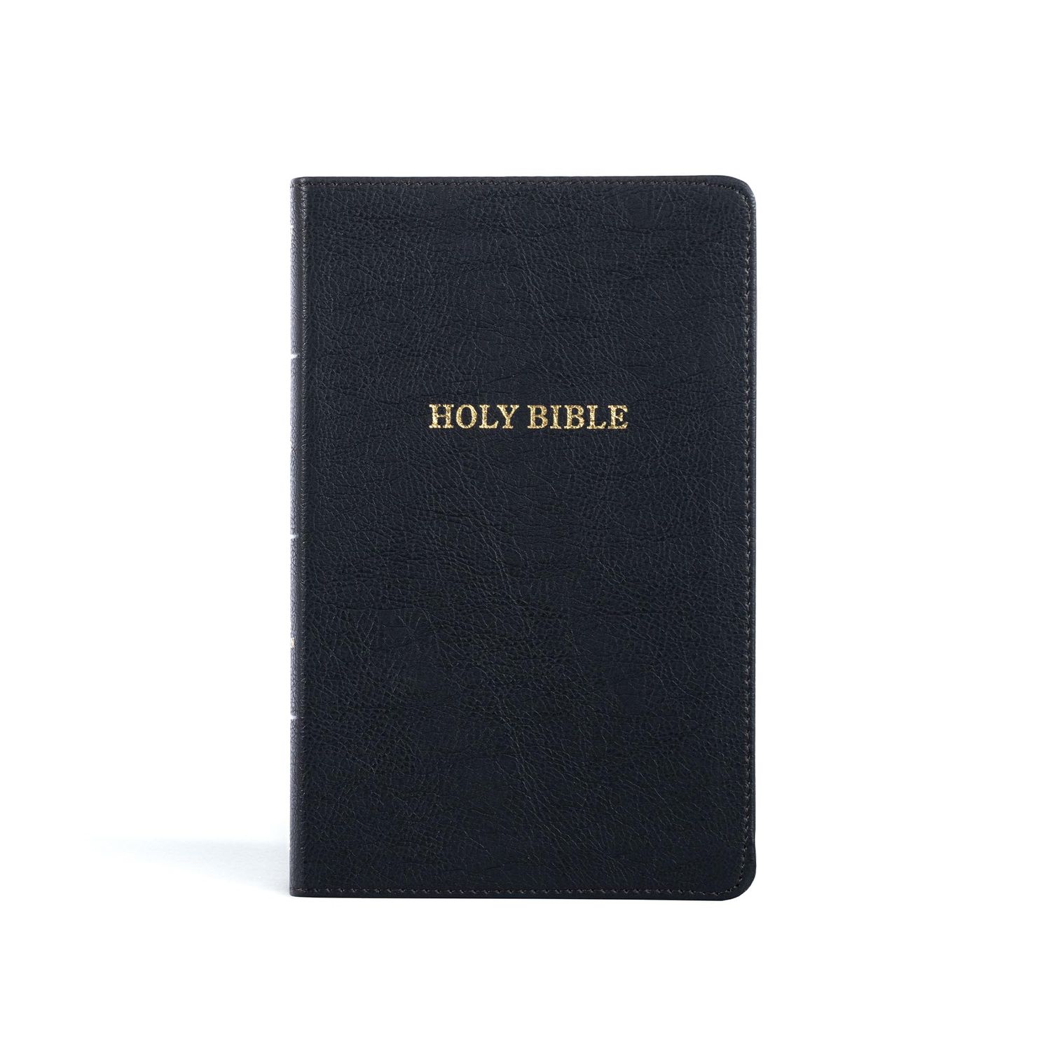 KJV Thinline Reference Bible, Black LeatherTouch
