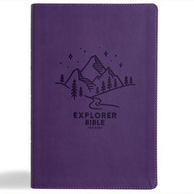 KJV Explorer Bible for Kids, Purple LeatherTouch, Indexed