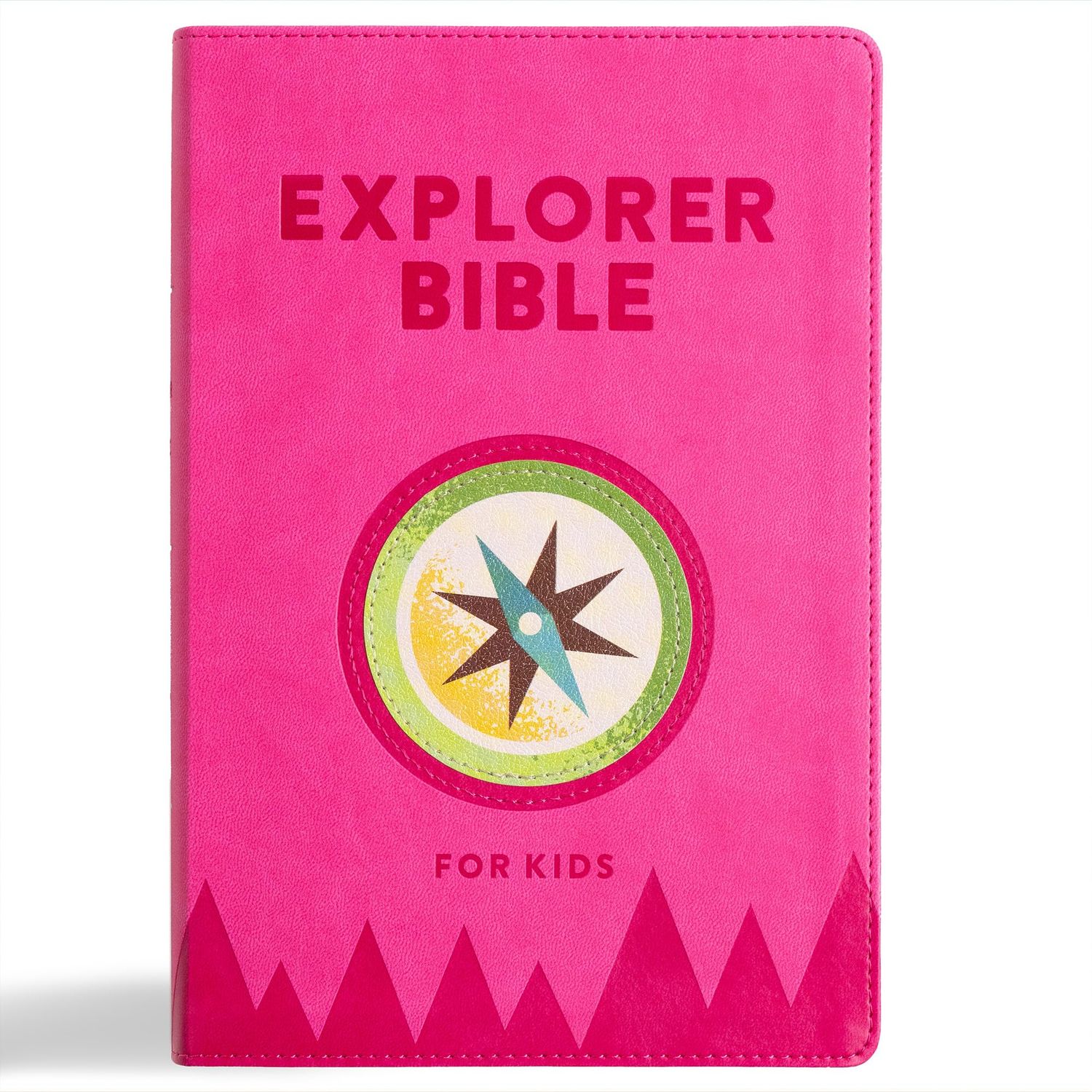 KJV Explorer Bible for Kids, Bubble Gum LeatherTouch, Indexed