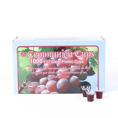 Communion-Cup-Disposable (Clear)-1-1/4" (Pack Of 1000)