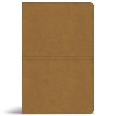 CSB Thinline Reference Bible, Digital Study Edition, Camel SuedeSoft LeatherTouch