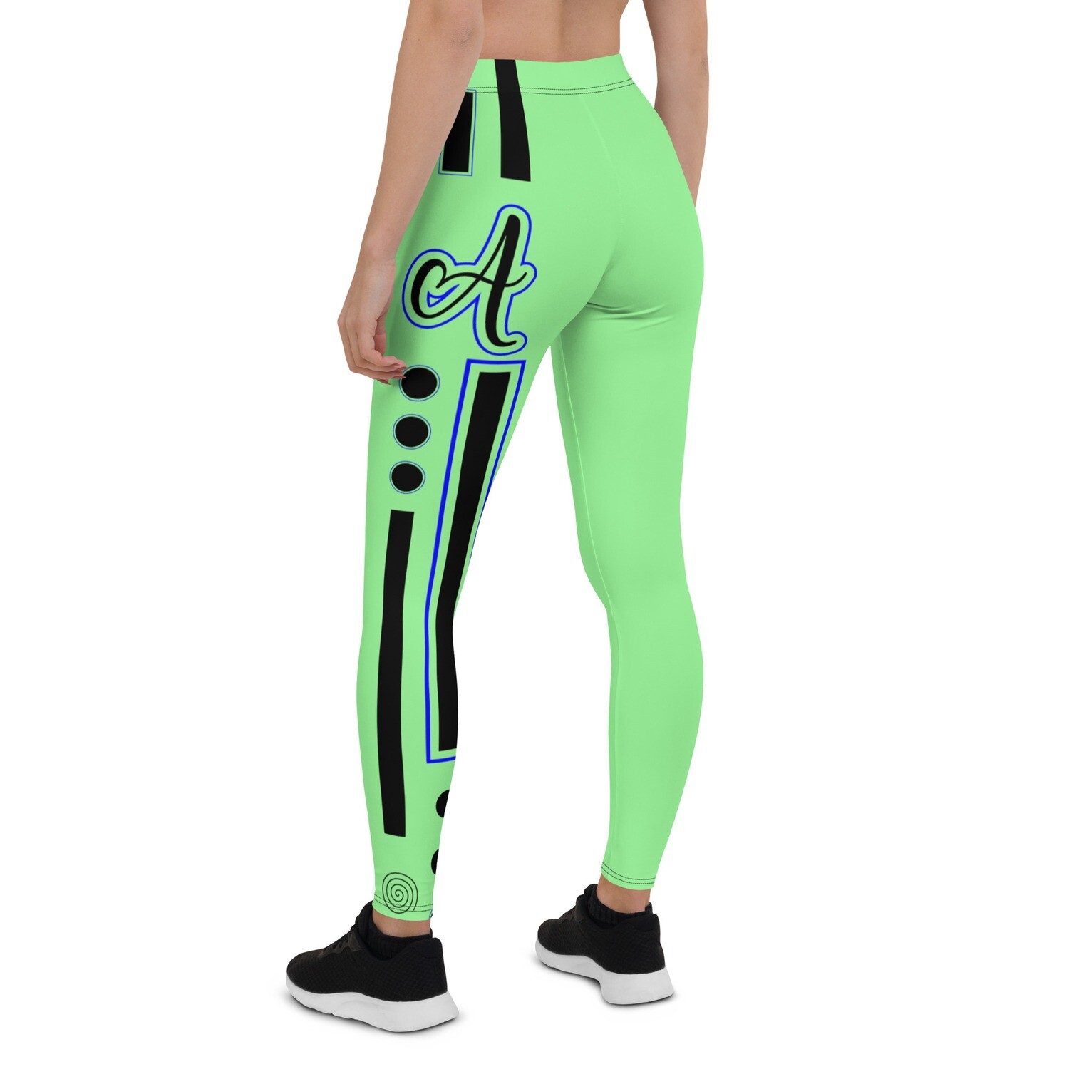 Light Green Leggings, Size: XS