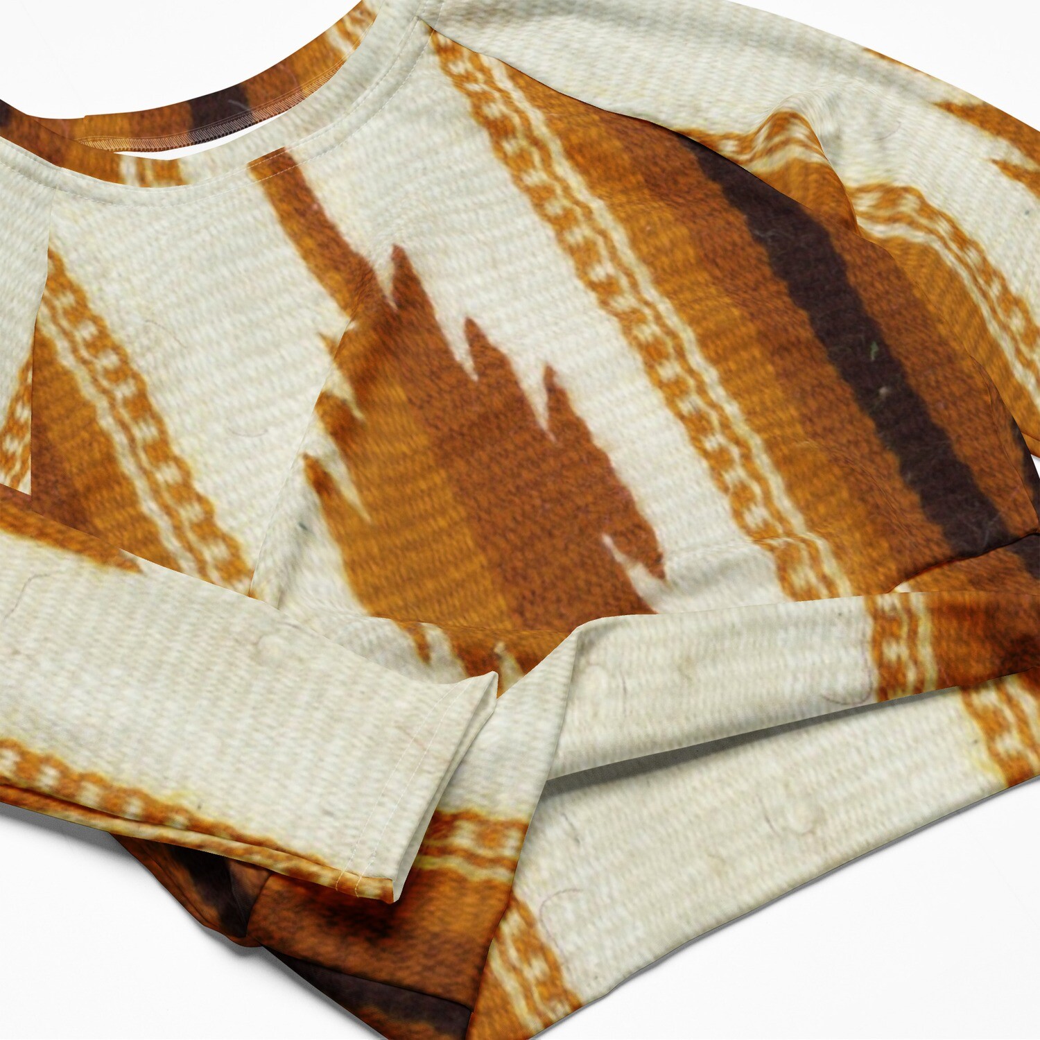 Ankh Powhatan Recycled long-sleeve crop top