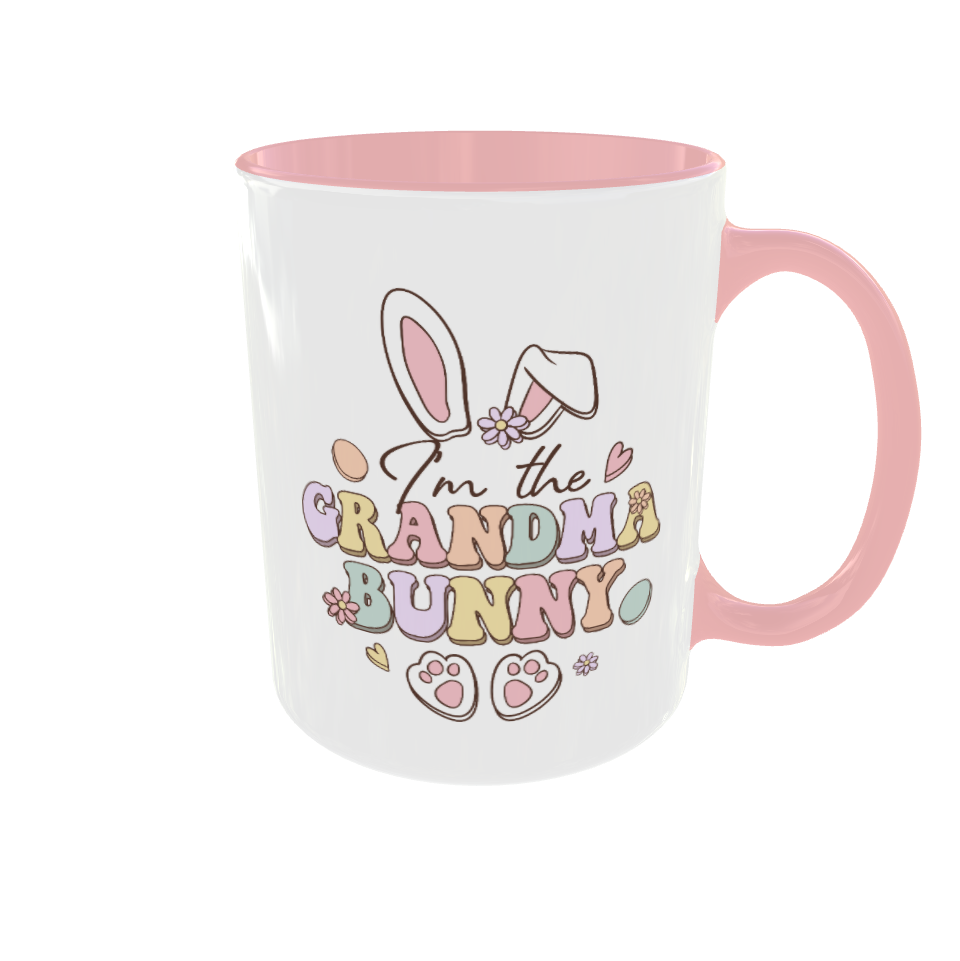Pink Grandma Bunny Mug