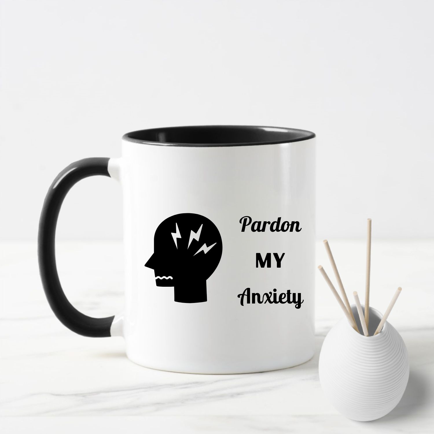 Pardon My Anxiety Mug