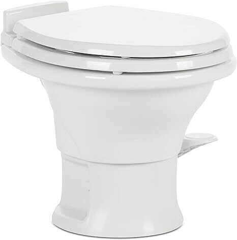 Dometic 320 series Low Profile RV Toilet, White