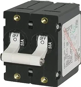 Blue Sea Systems A-Series Toggle Double Pole Circuit Breakers