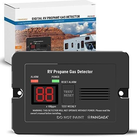 Safe T Alert Rv Propane Alarm Digital RV Propane Gas Detector With 85dB Loud Alarm, DC 12V Gas Alarm For Trailer Motorhome (black Small Size) I.277027191 Propane Gas Leak Detectors Leak Detectors