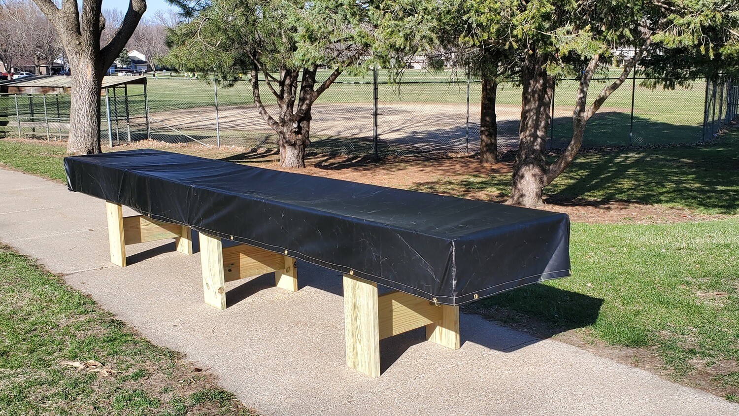 Outdoor Carpetball Table - Pressure Treated Lumber