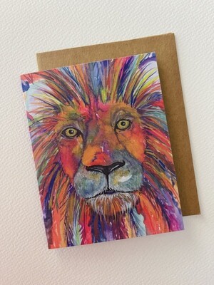 Be Strong and Courageous Lion Everyday Encouragement Card