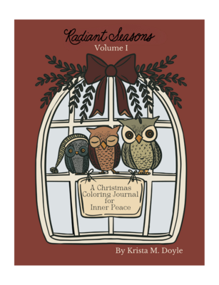 Radiant Seasons Volume 1: A Christmas Coloring Journal for Inner Peace Digital Download