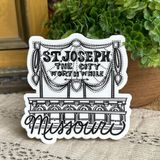 St. Joseph the City Worthwhile Sticker