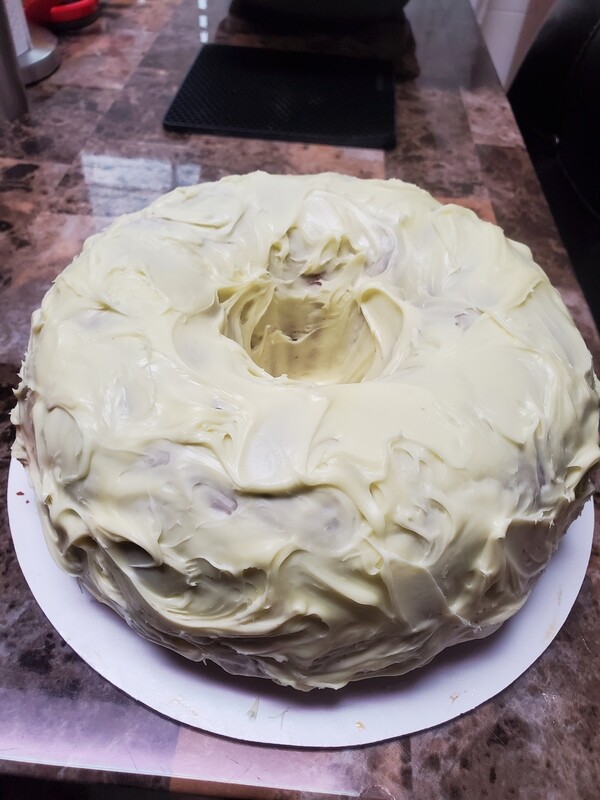 Cream cheese pound cake
