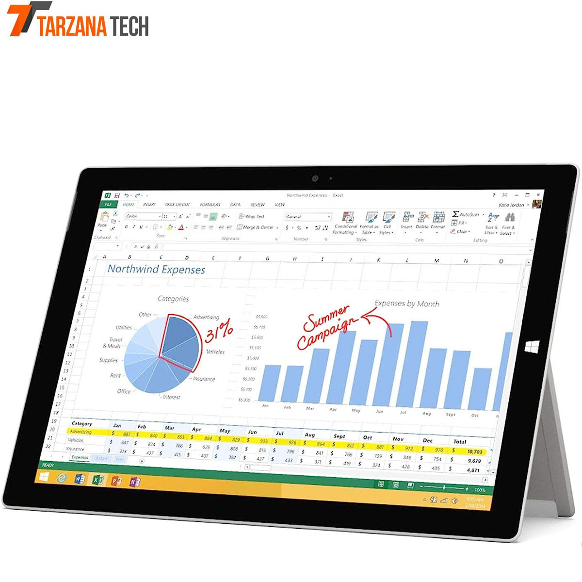 Microsoft Surface Pro 3 12 Microsoft Surface Pro 3 12" 1.70GHz Intel Core i7-4650U