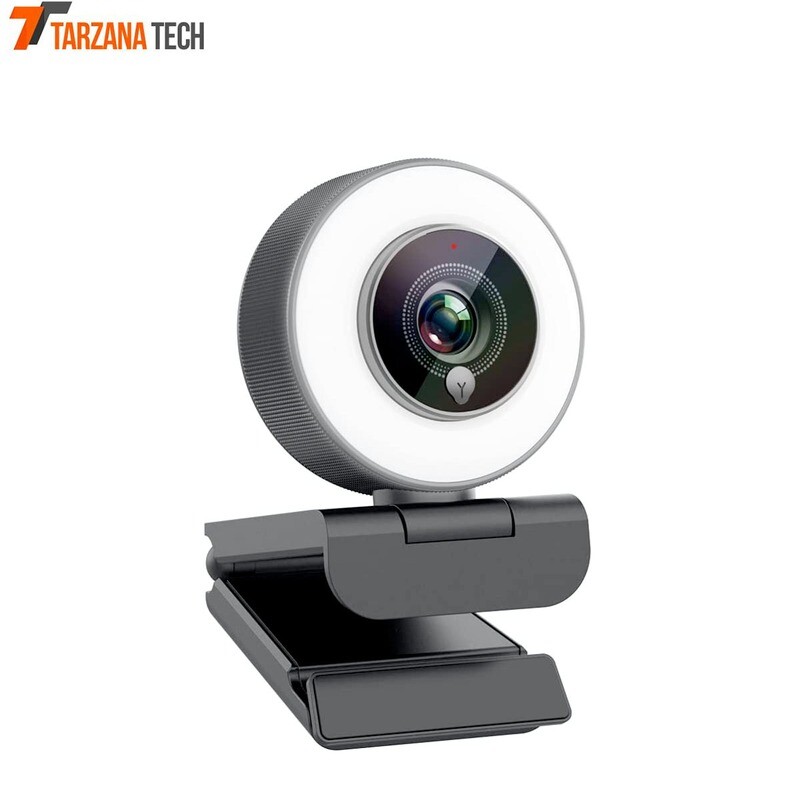 Aoboco Streaming Webcam, Webcam for Stream HD 1080p Autofocus, Dimming Light