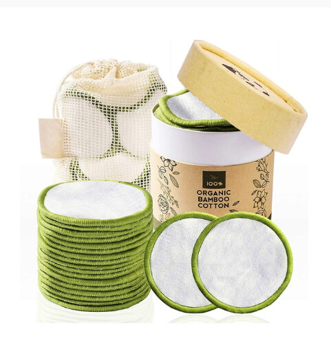 Bamboo Cotton Reusable Makeup Remover Pads
