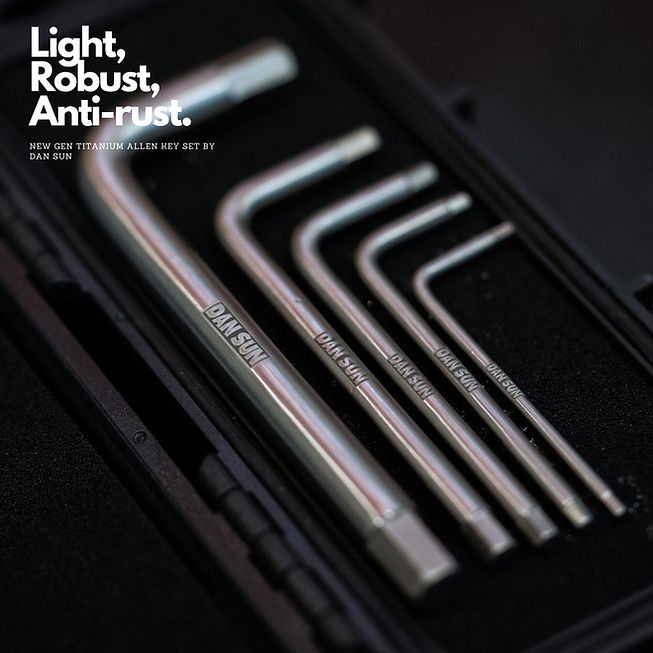 Titanium Allen Key Set Titanium Allen Key Set