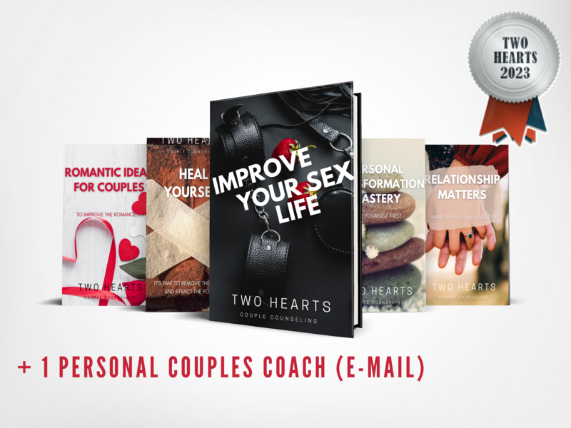 SILVER SPARKLES PACK - Boost your Relationship Valentine's Bundle e-books + 1 Personal Coach (by e-mail)