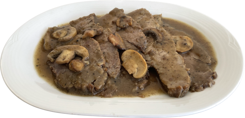 BRISKET CON CHAMPIÑONES