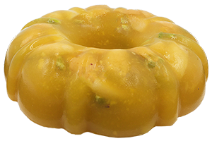 GELATINA SIN AZUCAR SABOR MANGO CON TROZOS DE CHABACANO