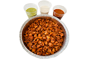 PASTOR DE POLLO O CARNE CON SALSAS INCLUYE TORTILLAS 1/2 KG